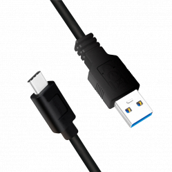 Kabel LOGILINK CU0166 LOGILINK - Kabel USB 3.2 Gen1x1, męski USB-A na męski USB-C, czarny, 0,15 m