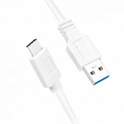 Kabel LOGILINK CU0172 LOGILINK - Kabel USB 3.2 Gen1x1, męski USB-A na męski USB-C, biały, 0,15 m