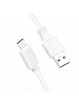 Kabel LOGILINK CU0173 LOGILINK - Kabel USB 3.2 Gen1x1, męski USB-A na męski USB-C, biały, 0,5 m