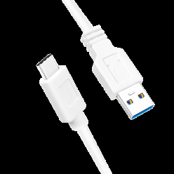 LOGILINK CU0176 LOGILINK - Kabel USB 3.2 Gen1x1, męski USB-A na męski USB-C, biały, 2m