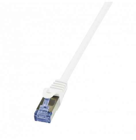 Kabel LOGILINK CQ4011S LOGILINK - Patchcord kat.6A/7, 600MHz S/FTP PIMF PrimeLine biały 0,25m