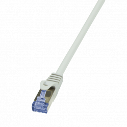 Kabel LOGILINK CQ4012S LOGILINK - Patchcord kat.6A/7, 600MHz S/FTP PIMF PrimeLine szary 0,25m