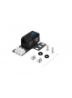 Termostat LANBERG AK-1505-B zamykający do szaf 10/19 czarny