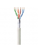 Kabel instalacyjny TechlyPro skrętka F/UTP Cat6 4x2 100m miedź szary