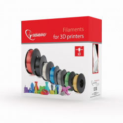 Filament GEMBIRD 3DP-ABS1.75-01-BGYG ABS kolor morskiej zieleni i żółtego 1,75mm 1kg