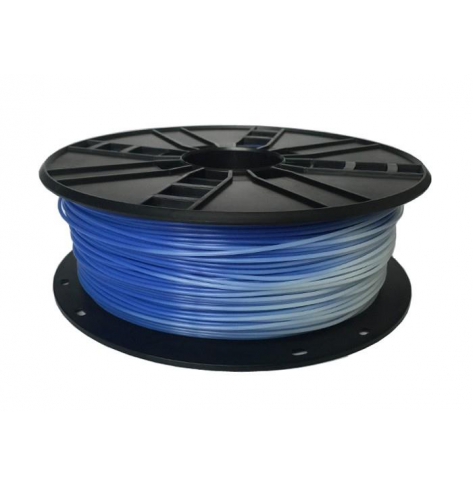 Filament GEMBIRD 3DP-ABS1.75-01-BW ABS niebiesko-biały 1,75mm 1kg