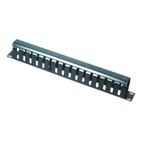 Organizer kabli GEMBIRD 19C-CM2 1U 19 czarny