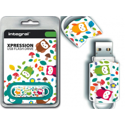 Pamięć USB Integral Xpression 16GB USB 2.0 Owls