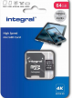 Karta pamięci Integral 64GB High Speed microSDXC card V30 UHS-I U3 100/30