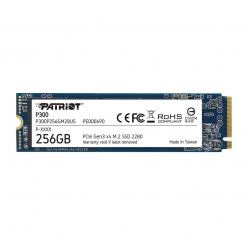 Dysk SSD Patriot SSD P300 256GB M.2 2280 PCIE Gen3 x4 NVMe 2100MBs/1650MBs Phison E13T