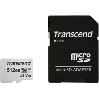Karta pamięci Transcend 512GB microSD w/ adapter UHS-I U3 A1