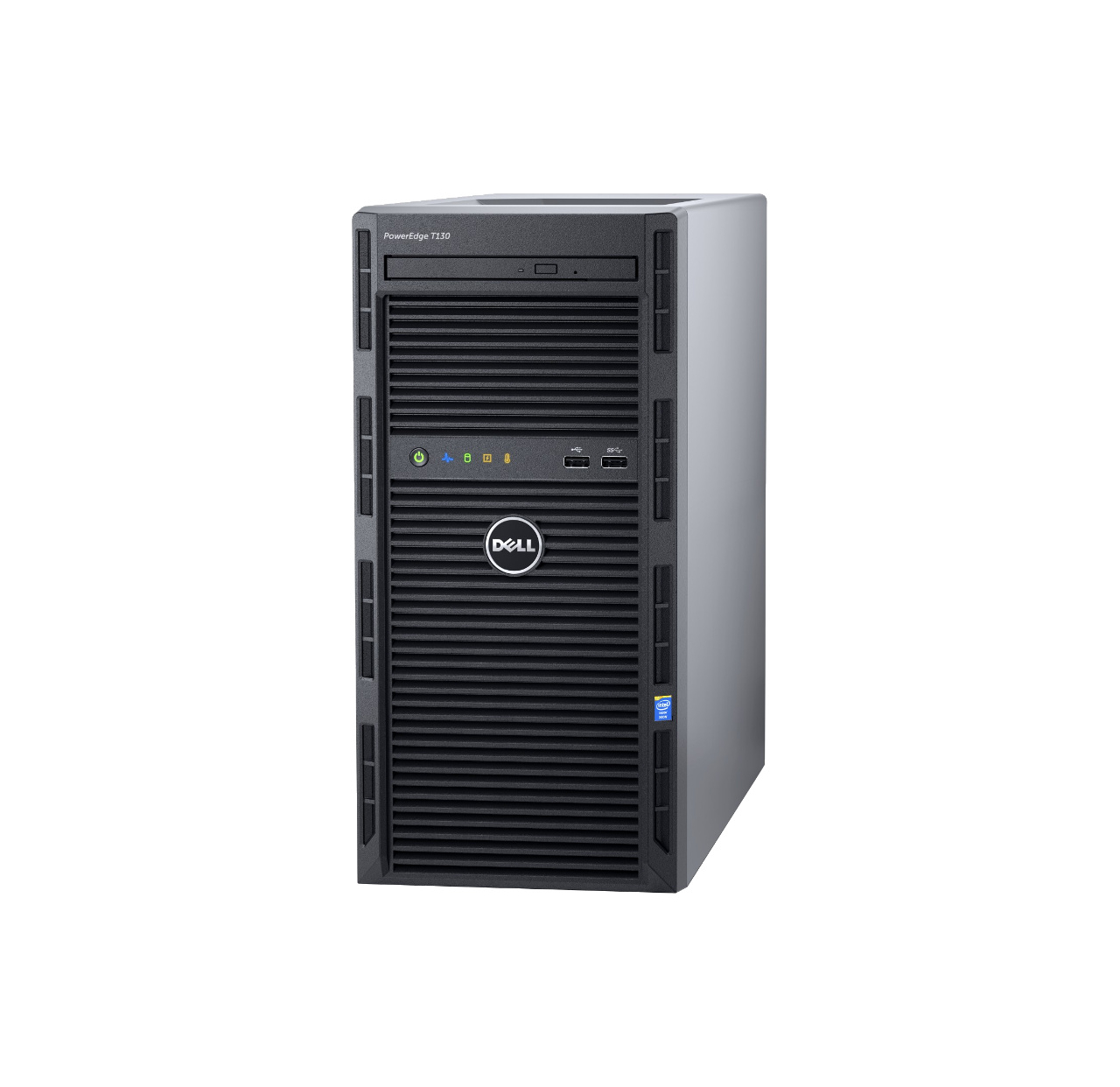 Serwer DELL PowerEdge T130 E3-1220v6 8GBub 2x 1TB SATA 3,5'' cabled ENT H330 DVD-RW 3yNBD