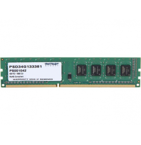 Pamięć Patriot 4GB 1333MHz DDR3 Non ECC CL9 DIMM