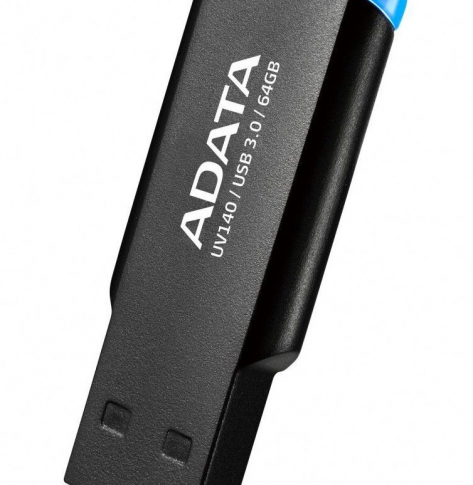 Pamięć USB    Adata Flash Drive UV140 64GB  3.0 black and blue