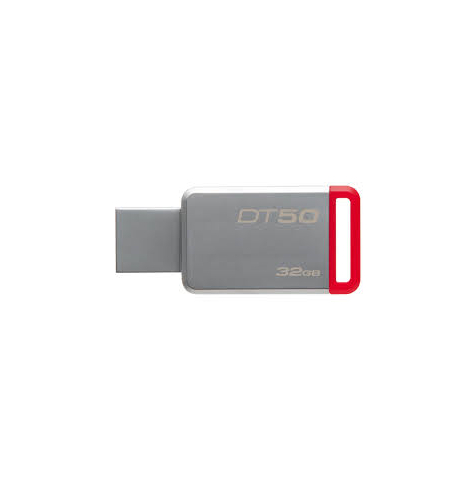 Pamięć USB    Kingston 32GB  3.0 DataTraveler 50 Metal/Red