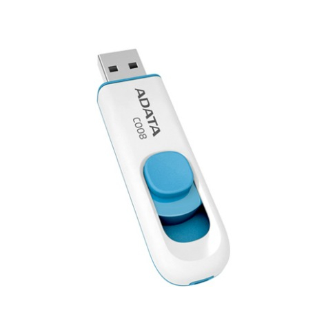Pamięć USB Adata  C008 32GB  2.0 Biały Niebieski