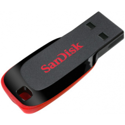 Pamięć USB     Sandisk  Cruzer BLADE 16GB  2.0 zapis 7 MB/s odczyt 18 MB/s