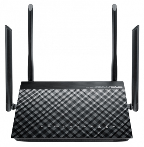 Router Asus DSL-AC55U AC1200 Dualband Wireless VDSL2 ADSL Modem  Annex A&B
