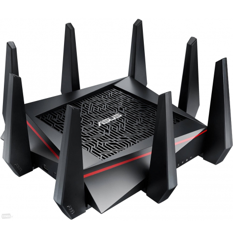 Router  Asus RT-AC5300 Tri-band Gigabit  802.11ac  2167 Mbps + 2167 Mbps 2X5GHz