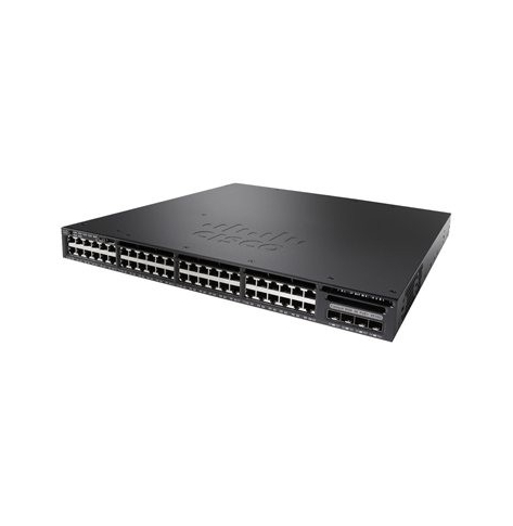 Switch wieżowy Cisco Catalyst 3650 48 portów 10/100/1000 (PoE+) 2 porty 10 Gigabit SFP+