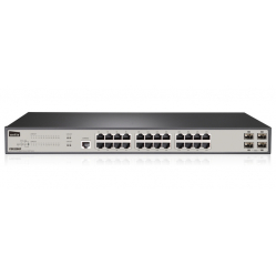 Switch Netis PE6328GF Rack 19'' 24-port 1GB POE 4XSFP SNMP