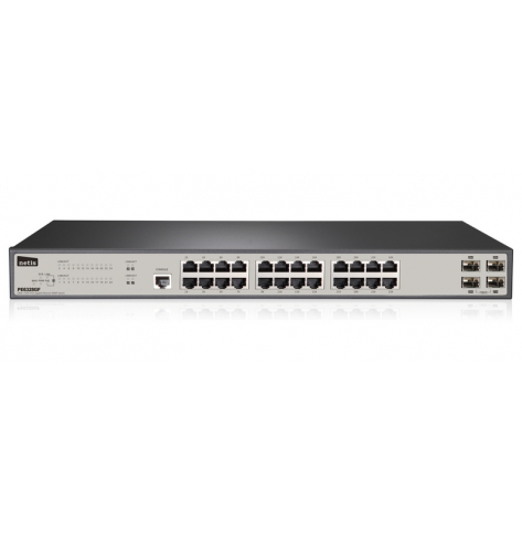 Switch Netis PE6328GF Rack 19'' 24-port 1GB POE 4XSFP SNMP