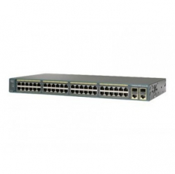 Switch Cisco WS-C2960+48PST-S Catalyst 2960 Plus 48 10/100 PoE + 2 1000BT + 2 SFP LAN Lite
