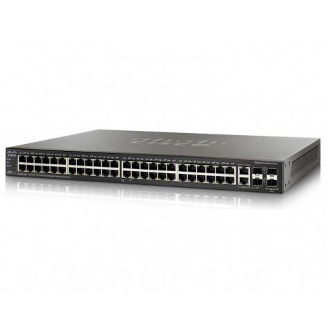 Switch wieżowy zarządzalny Cisco SF500-48 48-portów 10/100 4 porty Gig(2x5G SFP)