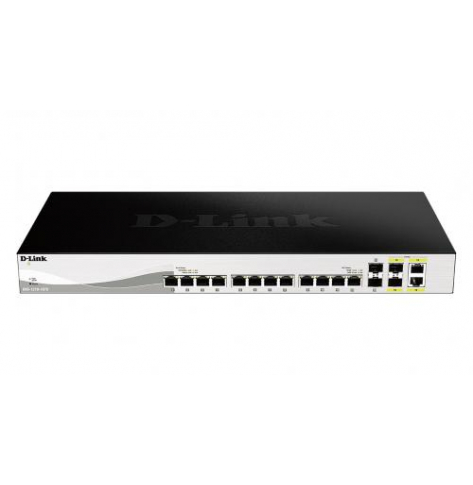 Switch smart D-Link 16-portów - 12 portów 10GBase-T 2 porty SFP+ 2 porty combo 10 Gigabit SFP+