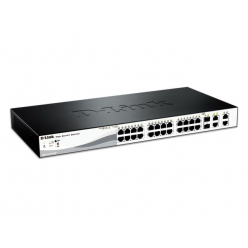 Switch zarządzalny D-Link 24-porty 10/100 Smart 2 Combo 1000BaseT/SFP 2 Gigabit