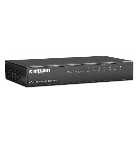 Switch niezarządzalny Intellinet 523318 8-portów 10/100