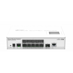 Router MikroTik CRS212-1G-10S-1S+IN L5 10xSFP 1G 1xSFP+ LCD Desktop case with 19"Ears