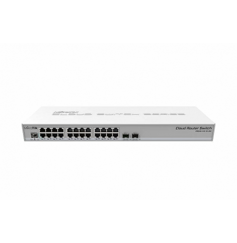 Switch MikroTik CRS326-24G-2S+RM L5 800MHz CPU 512MB 24xGLAN 2xSFP+ 1U Rackmount