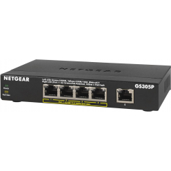 Switch niezarządzalny Netgear GS305P-100PES 5-Portów - 4 porty PoE