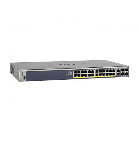 Switch zarządzalny Netgear M4100-26G-POE 24-porty GbE PoE 2 porty GbE 4 porty SFP