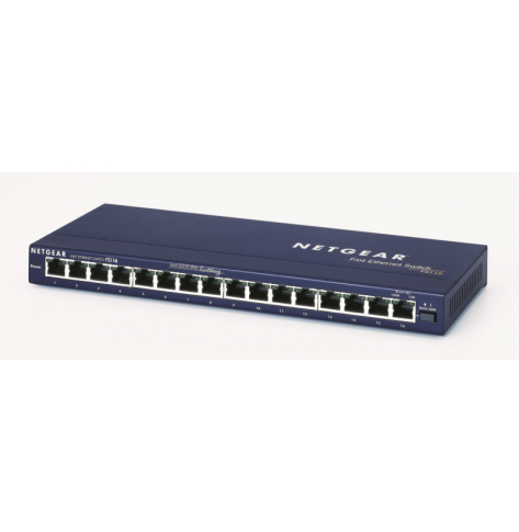 Switch sieciowy niezarządzalny Netgear ProSafe FS116GE 16-Portów 10/100BaseTX (RJ45)