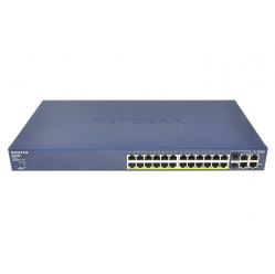 Switch sieciowy zarządzalny Netgear FS728TP-100EUS 24 porty 10/100 PoE 2 porty Gigabit 2 porty Combo (RJ45/SFP)