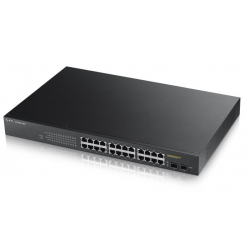 Switch smart zarządzalny Zyxel GS1900-24HP 24-porty 10/100/1000 (PoE+) 2 porty Gigabit SFP