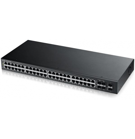 Switch wieżowy Zyxel GS2210-48 44-porty 10/100/1000 2 porty Gigabit SFP 4 zestawy Gigabit SFP