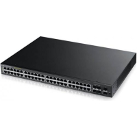Switch wieżowy Zyxel GS2210-48HP 44-porty 10/100/1000 (PoE+) 2 porty Gigabit SFP 4 zestawy Gigabit SFP