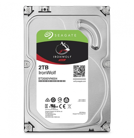 Dysk Serwerowy Seagate IronWolf, 3.5'', 2TB, SATA/600, 5900RPM, 64MB cache