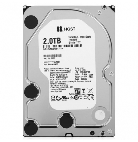 Dysk serwerowy Western Digital Ultrastar DC HA210, 3.5', 2TB, SATA/600 ~ WD2005FBYZ