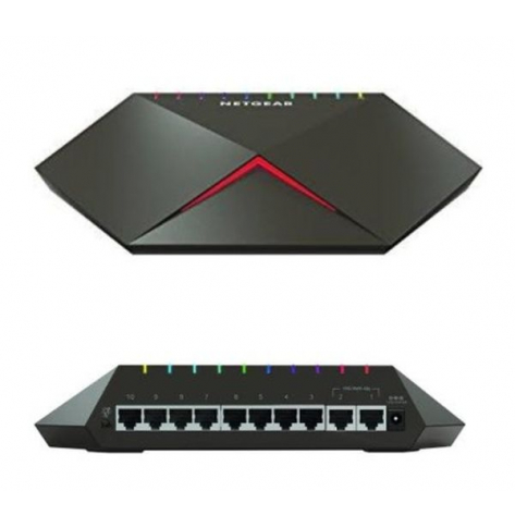 Switch Netgear Nighthawk SX10 Gaming 8-Port 10-Gigabit/Multi-Gigabit Switch (GS810EMX)