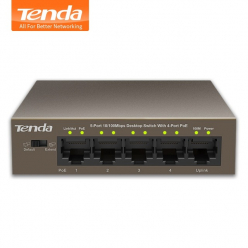 Switch Tenda TEF1105P-4-63W 5-port FastEthernet Switch 10/100Mbps 4 X PoE