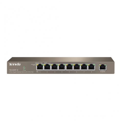 Switch Tenda TEG1009P-EI 9-port Gigabit Ethernet 10/100/1000Mbps 8 X PoE