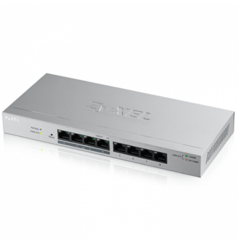 Switch Zyxel GS1200-5, 5-port GbE Web Smart metal, fanless