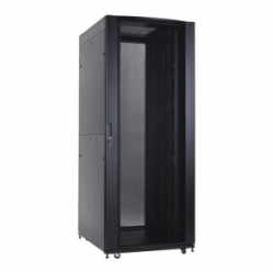 Szafa serwerowa Switch Linkbasic cabinet 19'' 47U 800x1200mm black  perforated steel front door 