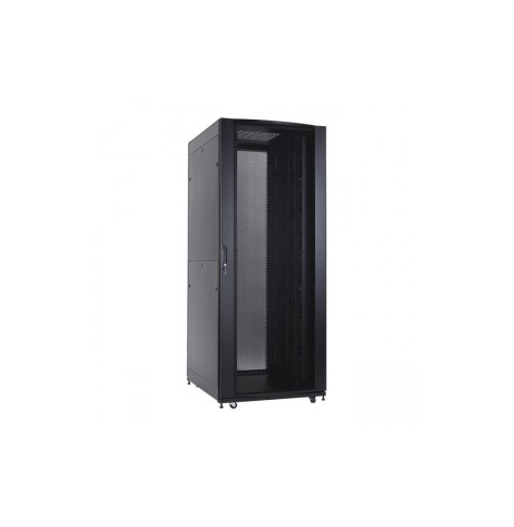 Szafa serwerowa Switch Linkbasic cabinet 19'' 47U 800x1200mm black  perforated steel front door 