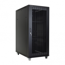 Szafa serwerowa Switch Linkbasic 19'' 27U 600x1000mm czarna  drzwi perforowane 