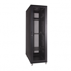 Szafa serwerowa Linkbasic 19'' 42U 800x1000mm czarna  drzwi perforowane 